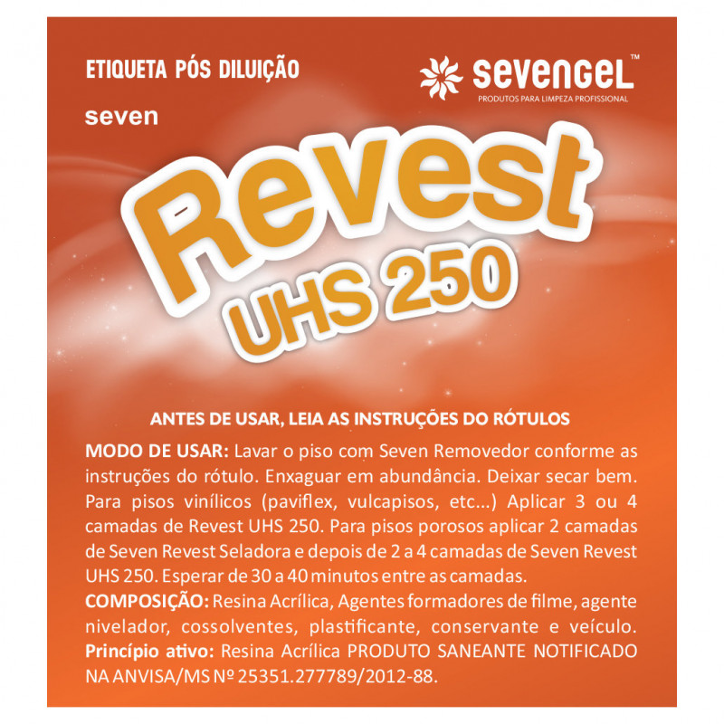 PROTETOR DE PISO 5 LITROS UHS250 REVEST SEVENGEL C/ 1 UN (5627)