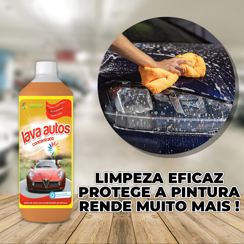 LAVA AUTO 1 LITRO SEVENGEL CX C/ 12 UN (5502)