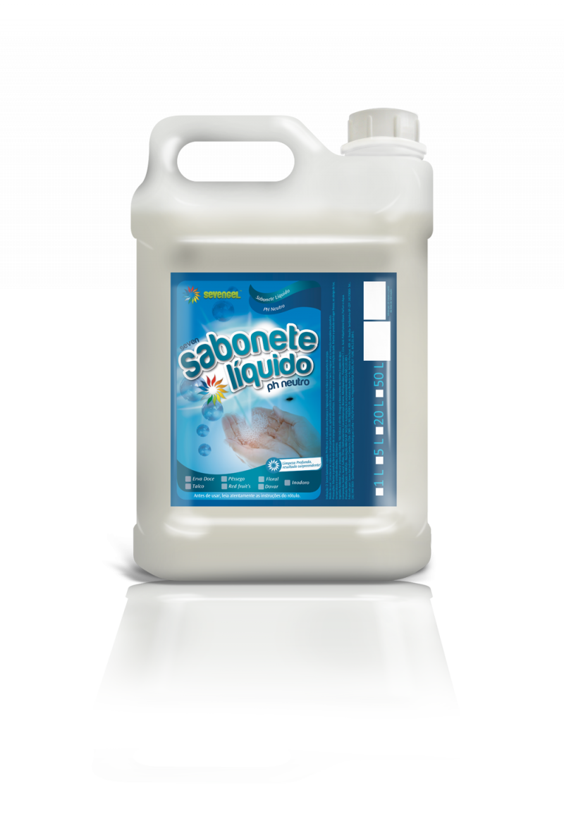 SABONETE LIQ 5 LITROS DOVAR SEVENGEL CX C/ 4 UN (5715)