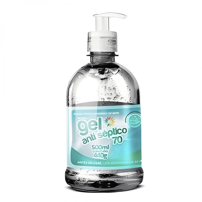 ALCOOL GEL 70% 440 GR VALVULA PUMP SEVENGEL C/ 1 UN (5779)