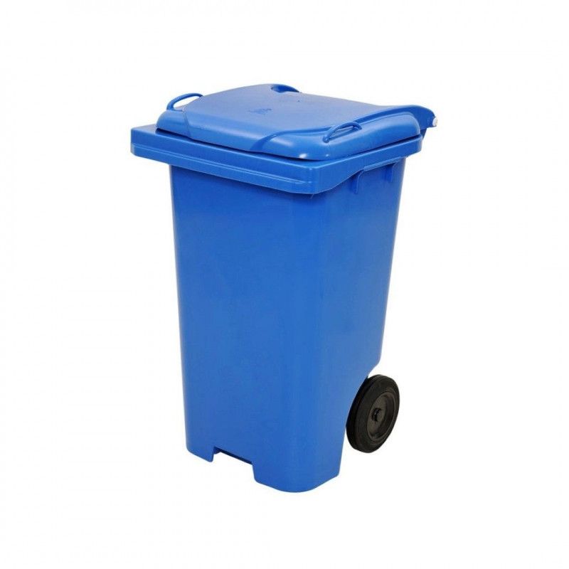 Container com Rodas 120 Litros Azul - JSN