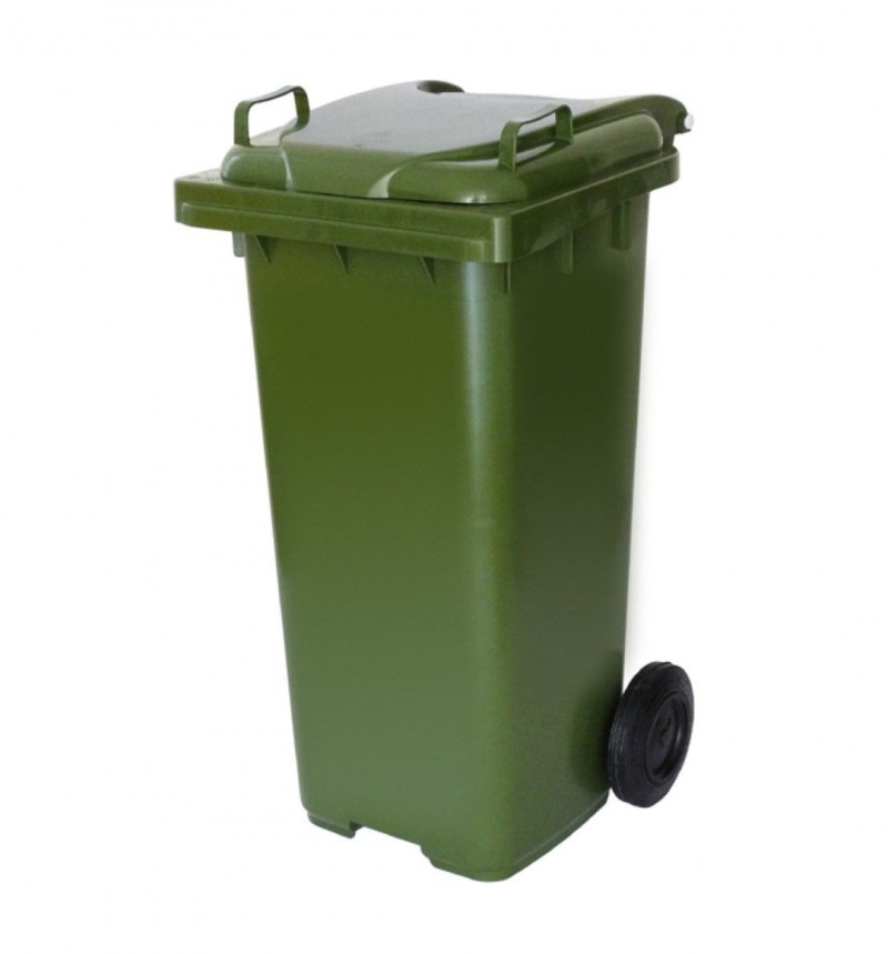 Container com Rodas 120 Litros Verde - JSN