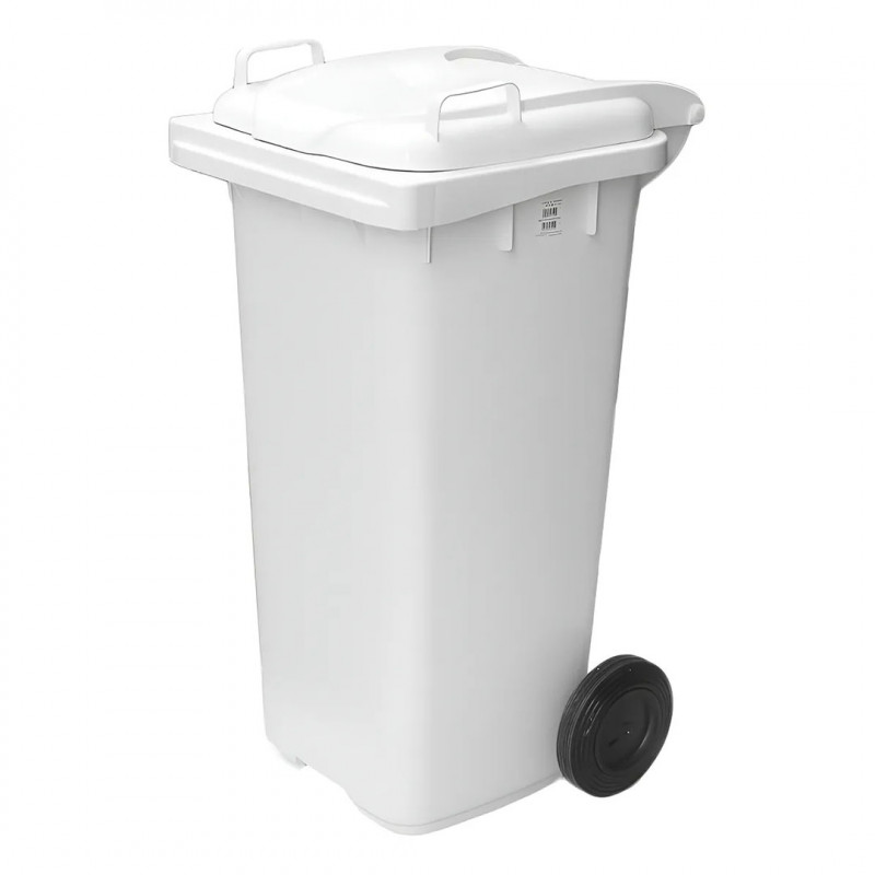 Container com Rodas 120 Litros Branco - JSN