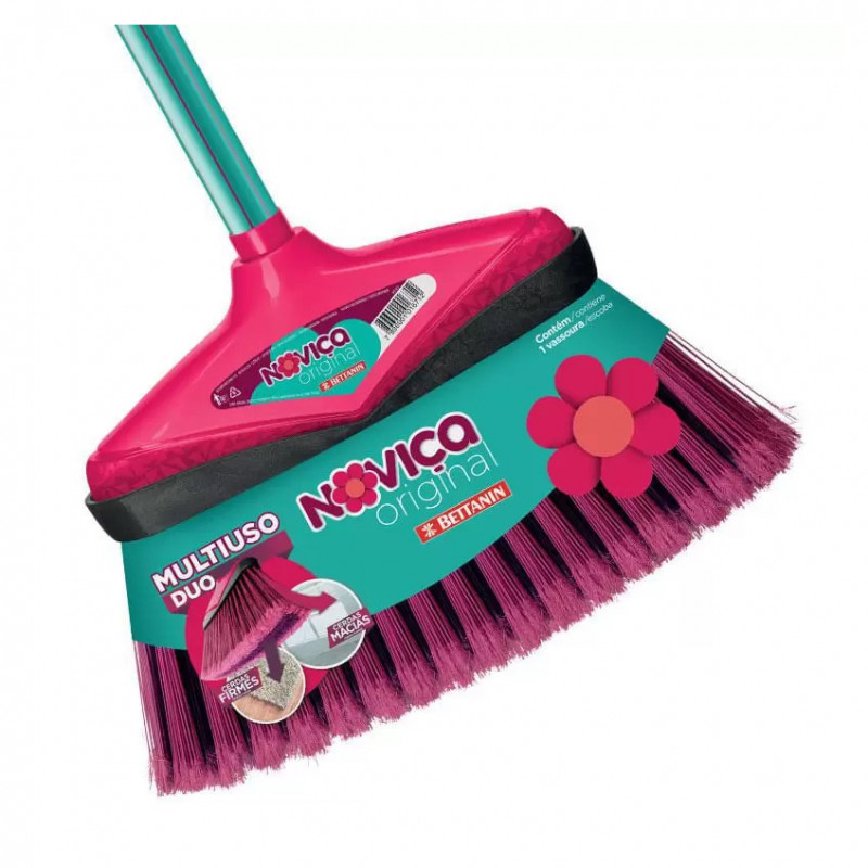 Vassoura Nylon Noviça Bettanin - BT167215 Caixa Com 15 Un