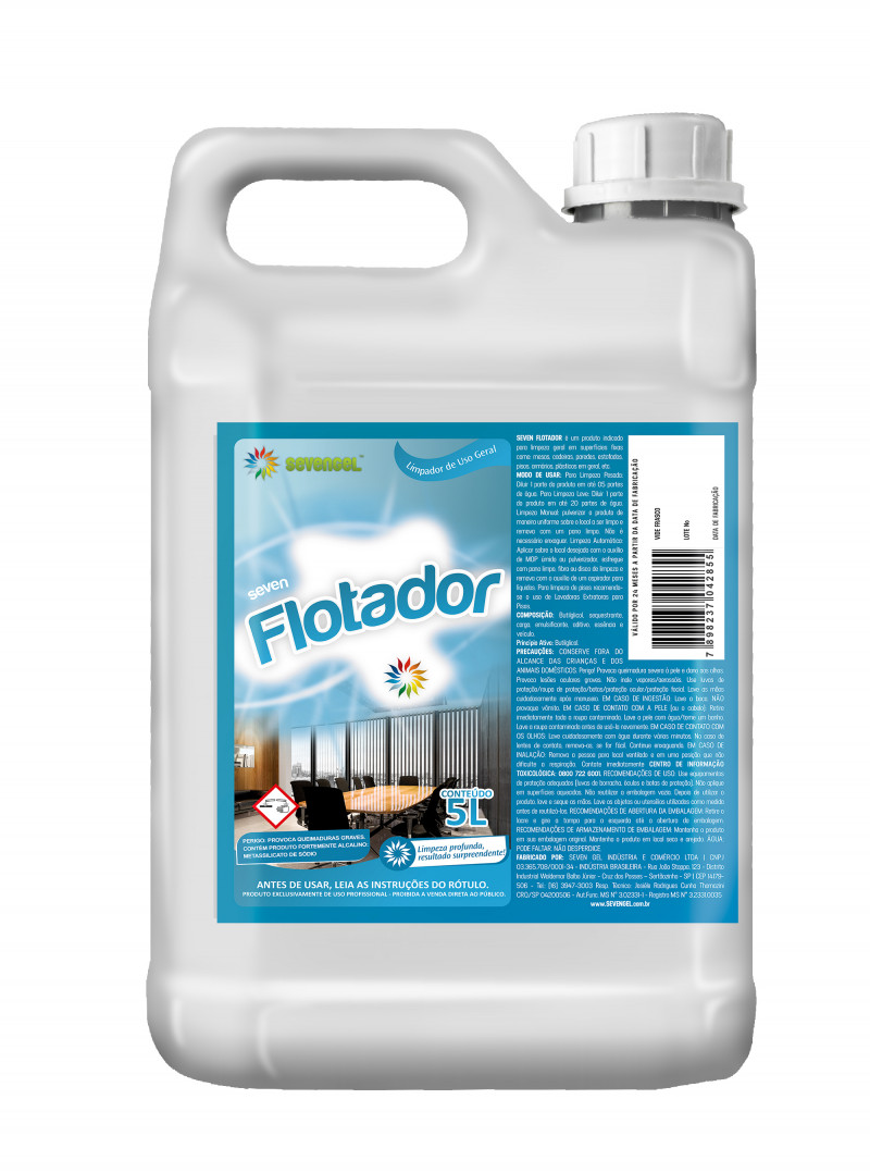 Limpador Uso Geral Flotador Sevengel 5 Litros