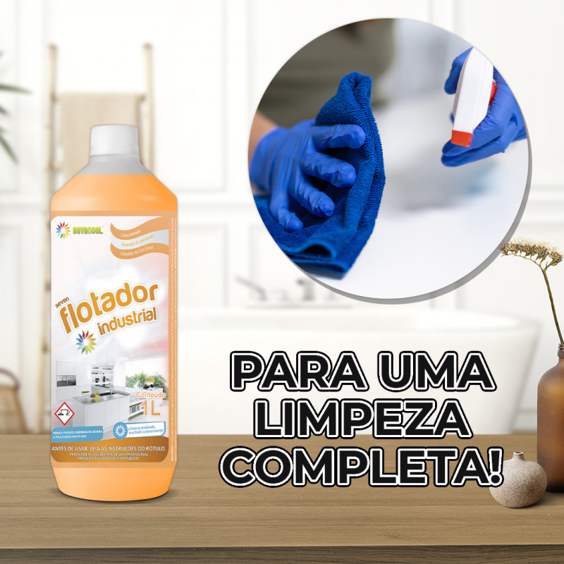 FLOTADOR INDUSTRIAL 1 LT SEVEN GEL  CX COM 12 UN