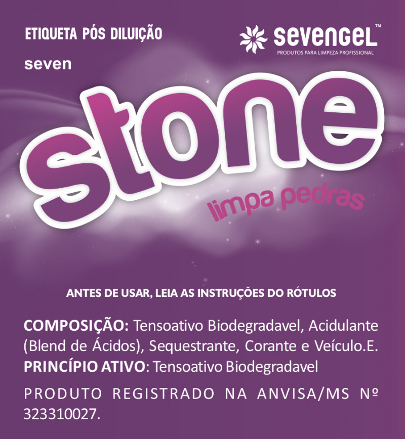 LIMPA PEDRA STONE 1 LT SEVENGEL 1 UN (5660)