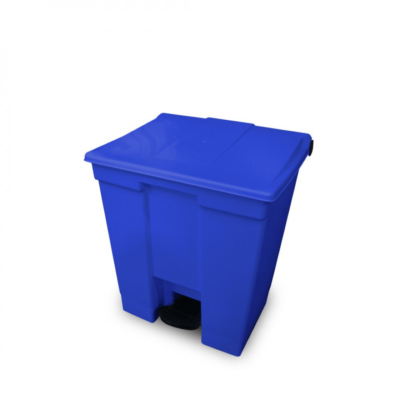 COLETOR E PEDAL 30 LITROS AZUL BRALIMPIA (CP30AZ)