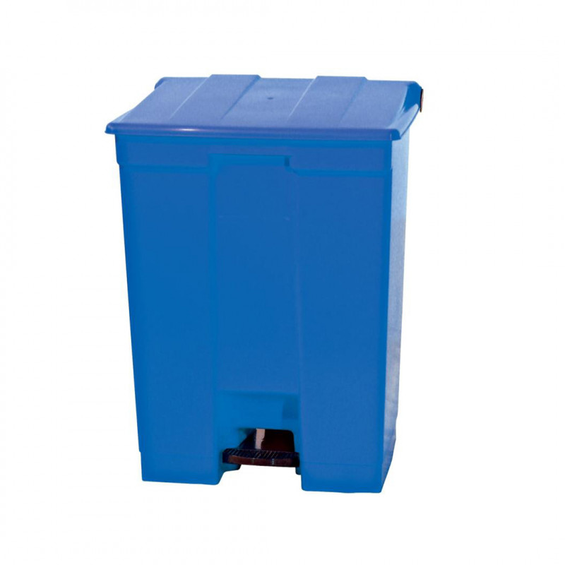 COLETOR E PEDAL 30 LITROS AZUL BRALIMPIA (CP30AZ)