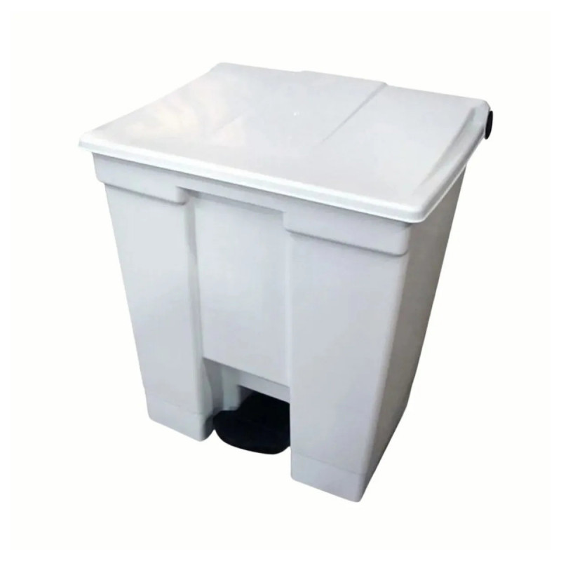 COLETOR E PEDAL 60 LITROS BRANCO BRALIMPIA (CP60BR)