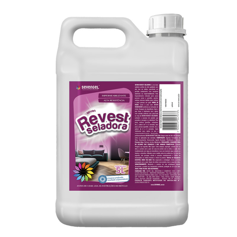 BASE SELADORA 5 LT REVEST SEVEN GEL CX C/ 4 UN (5621)