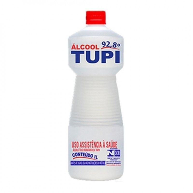 ALCOOL LIQUIDO 92,8% 1 LITRO TUPI C/ 1 UN (1.100)