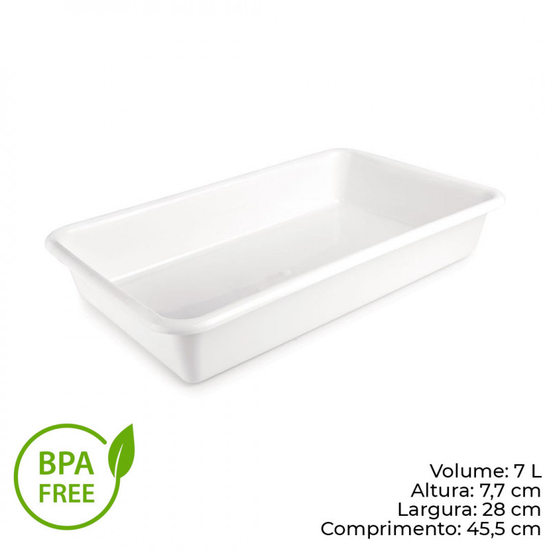 BANDEJA PLÁSTICA MAXI 7 LITROS PLASÚTIL (446)