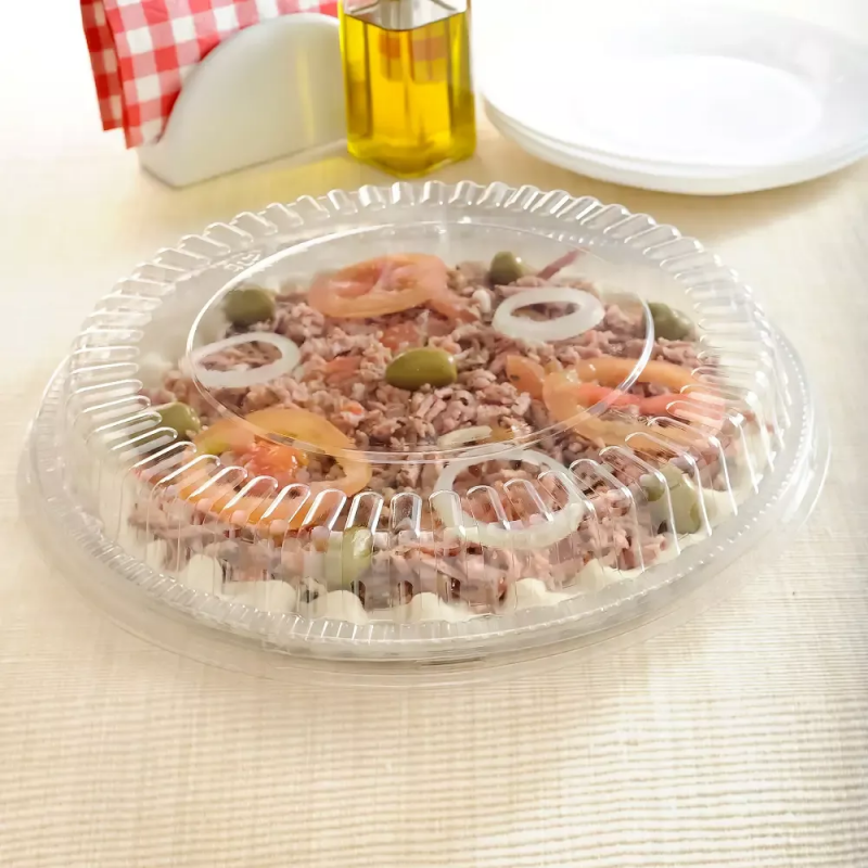 EMBALAGEM PARA BOLO/TORTA 27CMx5CMx4,6CM BAICA CRISTAL GALVANOTEK CX C/ 100 UN (G30M)