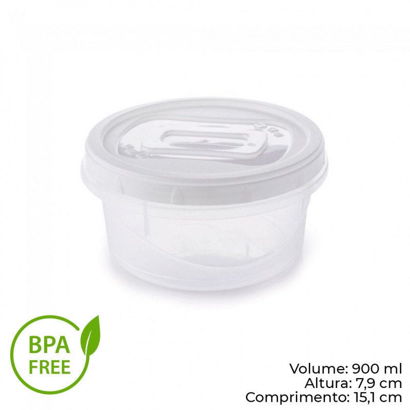 POTE CLIC ROSCA 900 ML PLASÚTIL (4646)