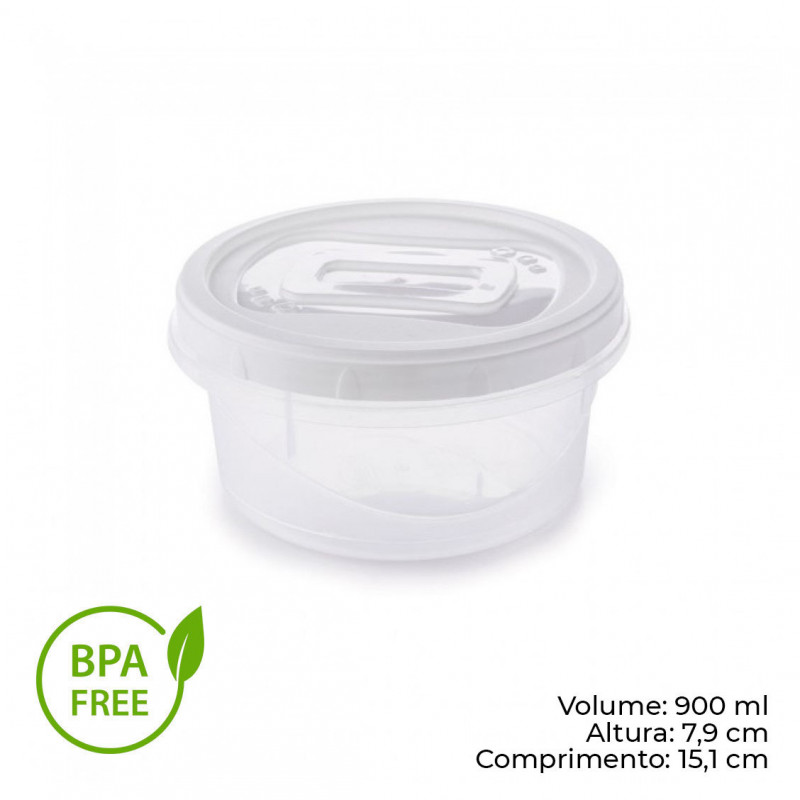 POTE CLIC ROSCA 900 ML PLASÚTIL (4646)