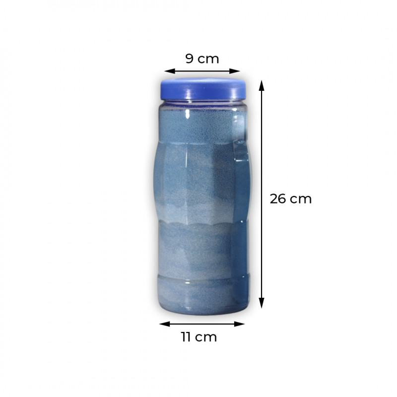 POTE MULTIUSO PET C/ TAMPA PP 11CMx26CM 1.900 ML COLORIDO GALVANOTEK 1 UN (G1416)