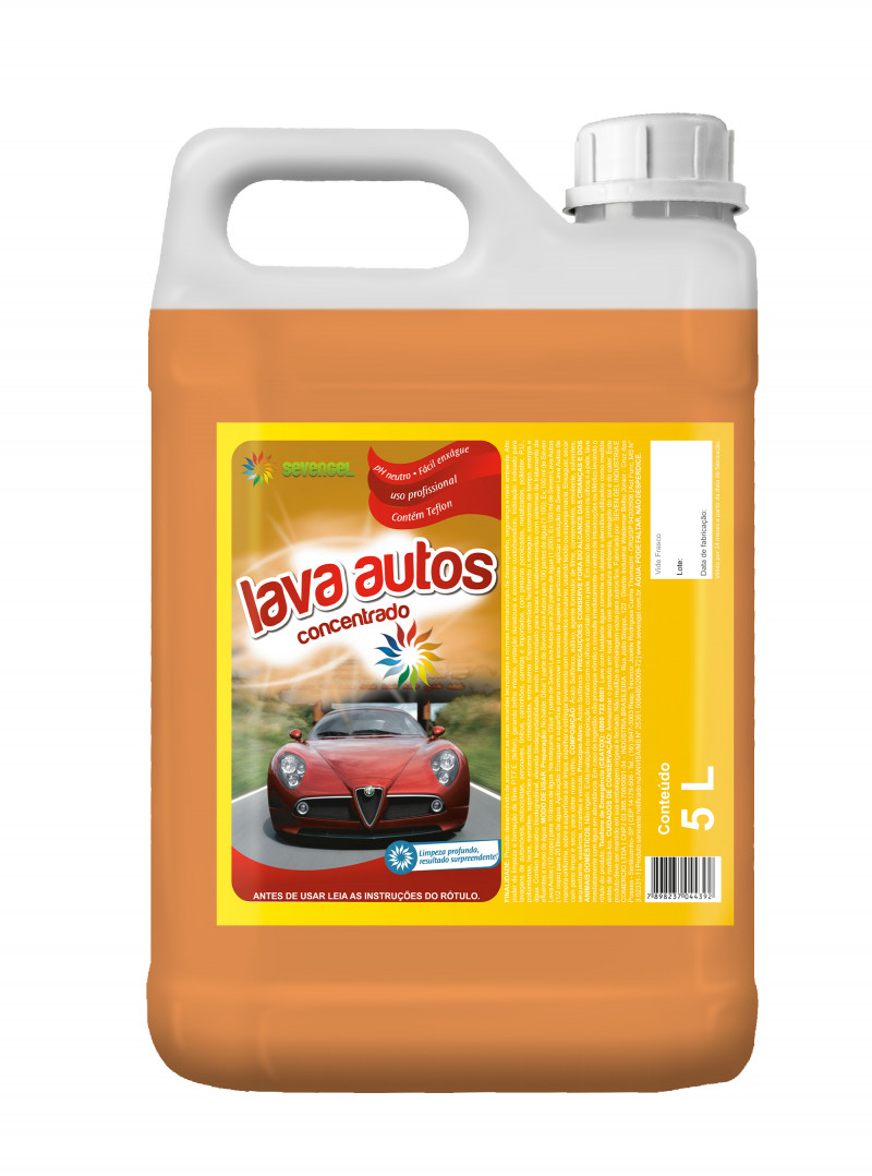 LAVA AUTO 5 LTS SEVEN GEL CX C/ 4 UN (5503)
