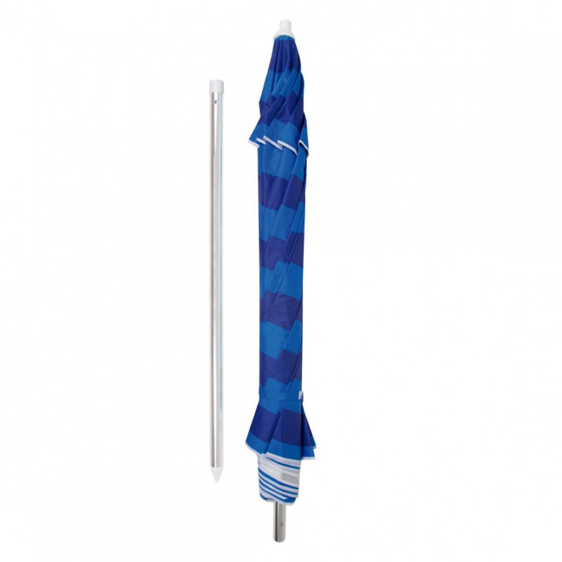 Guarda-sol Para Piscina/praia de Alumínio 2,4mts Azul Mor