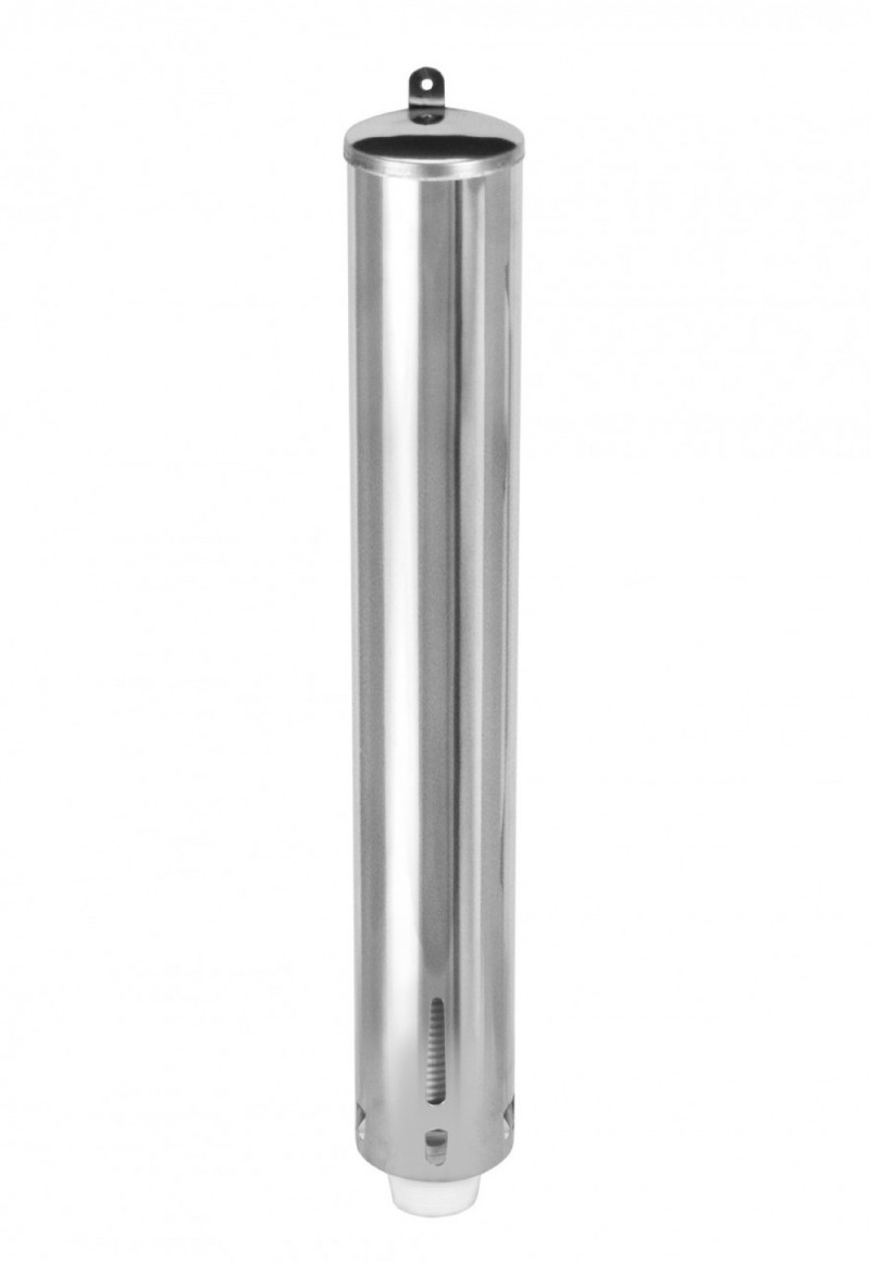 Porta Copos De Café Em Aço Inox - Dispensador Copos 50ml