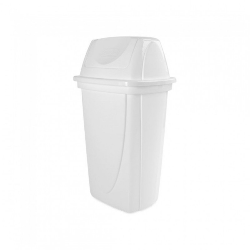 LIXEIRA BASCULANTE 7,2 LITROS BRANCA PLASUTIL (4744)