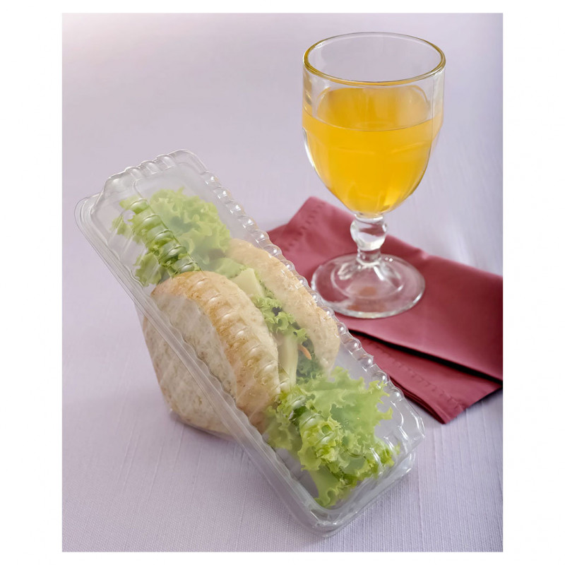 Embalagem Descartável Sanduiche Lanche Natural C/100 G560