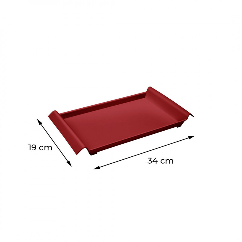 BANDEJA PLÁSTICA 34X19CM COZA (10704/0465 VM)