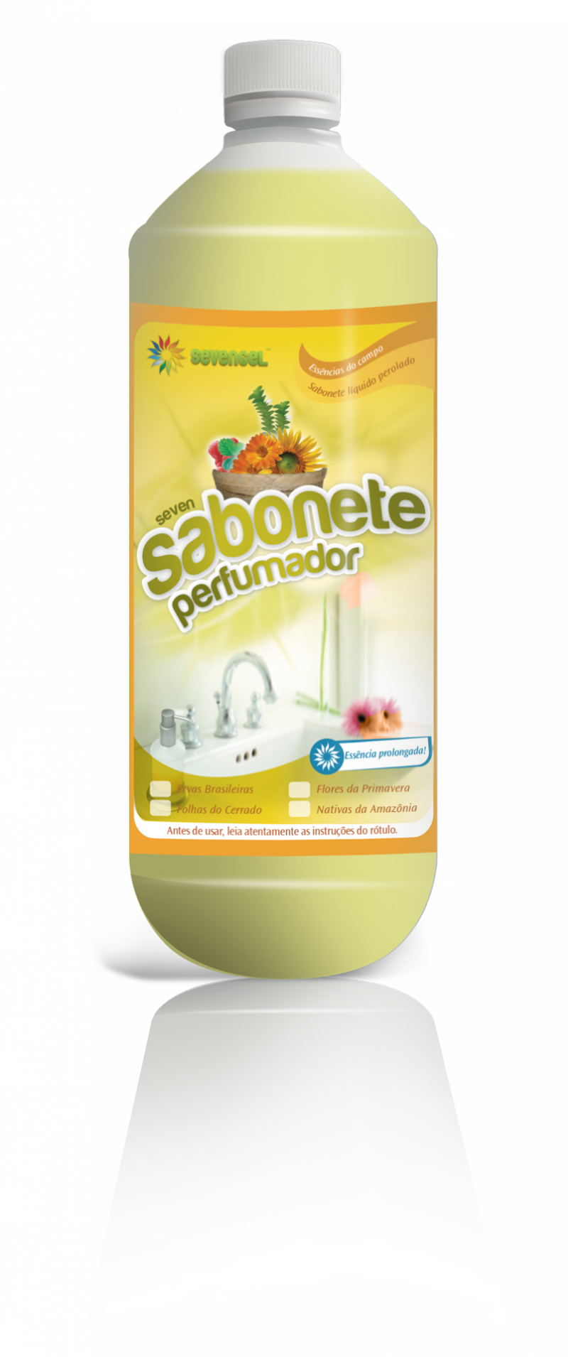 SABONETE LIQUIDO 1 L PERFUMADOR FOLHAS DO CERRADO SEVENGEL 1 UN (5646)