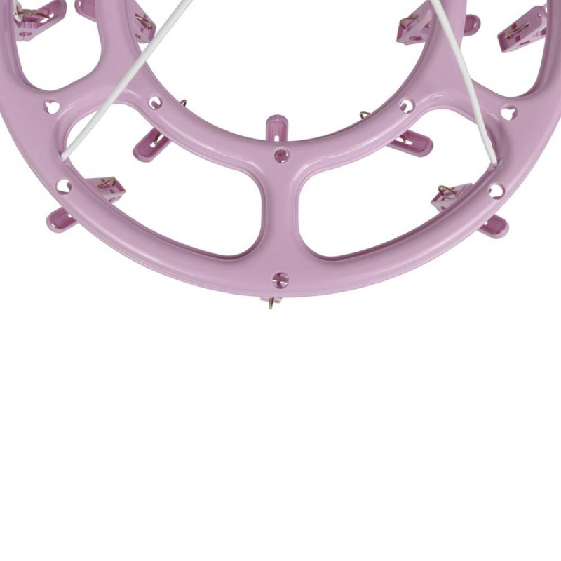 MINI VARAL REDONDO C/PRENDEDORES MOR - 1 UNIDADE