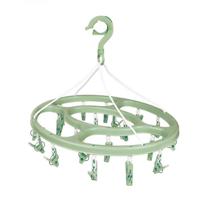 MINI VARAL REDONDO C/PRENDEDORES MOR - 1 UNIDADE