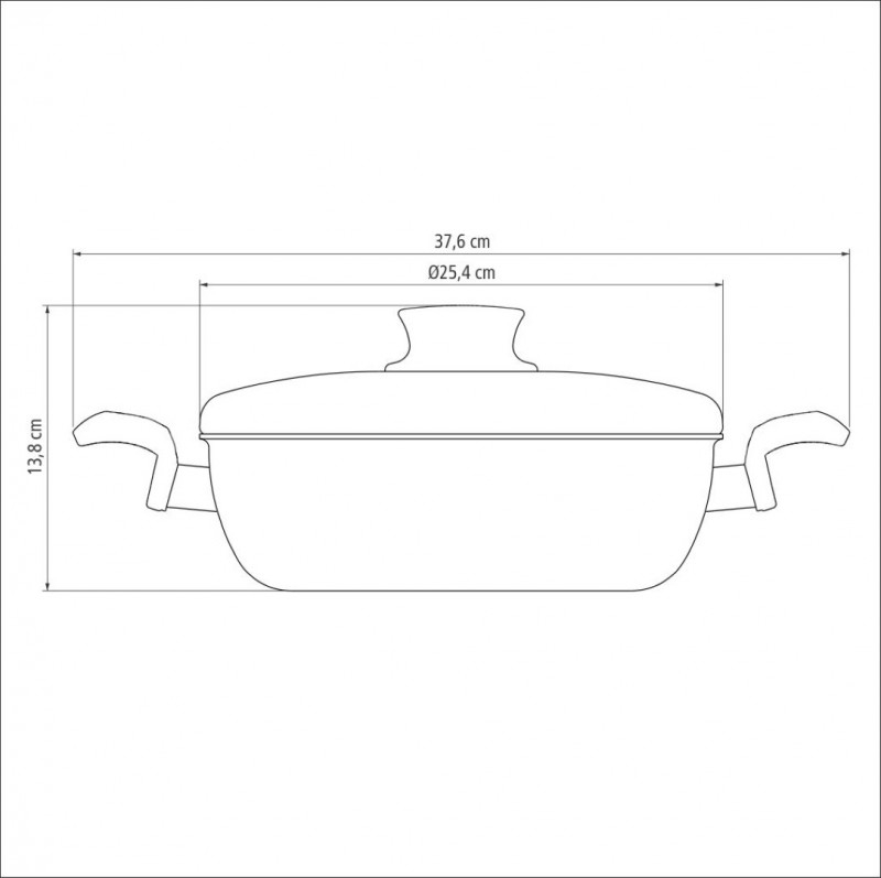Fritadeira Multiuso Tampa de Vidro 24cm Paris Tramontina