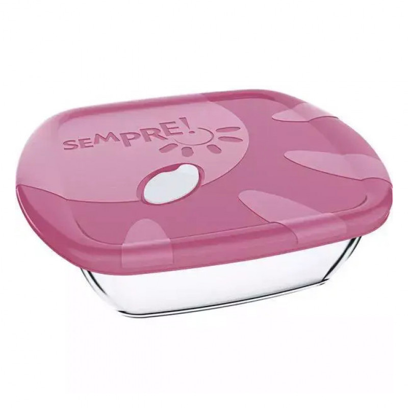 ASSADEIRA QUADRADA NADIR SEMPRE C/ TAMPA 2,6 LITROS C/ 1 UN (6513)