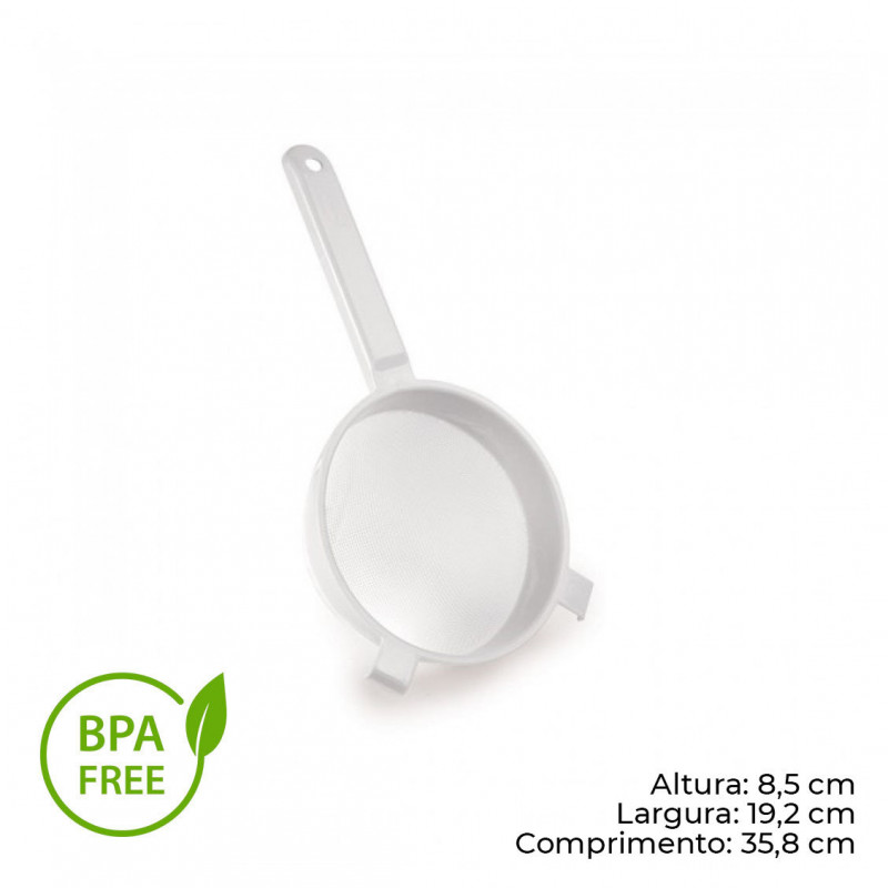 PENEIRA 19 CM C/ CABO PLASÚTIL (1191)