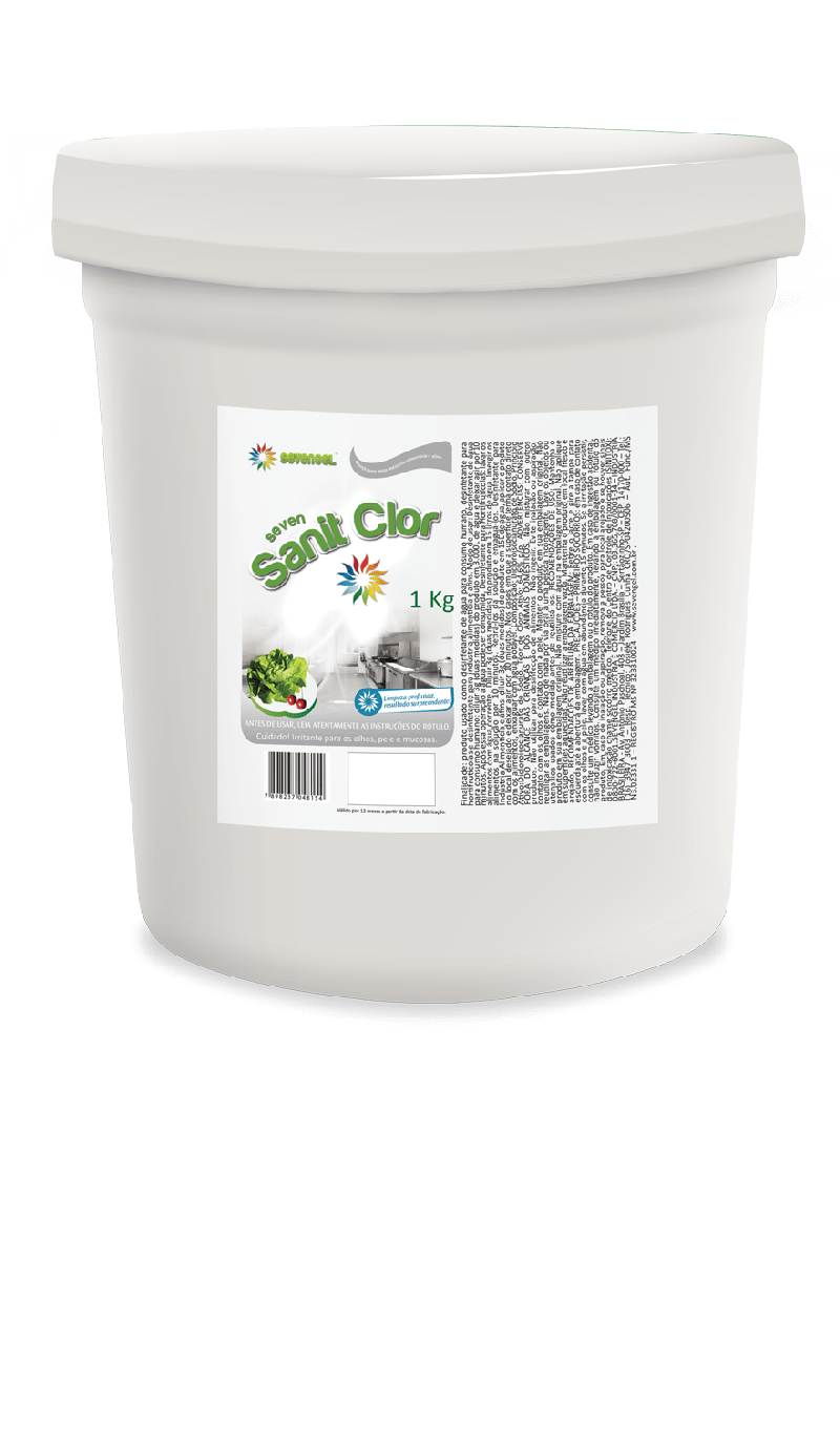 SANITIZANTE 1KG SEVEN GEL CX C/ 12 UN (6213)