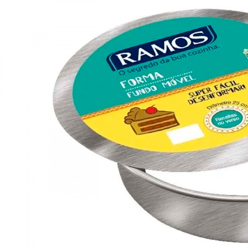 Assadeira Polida Com Fundo Removivel N°25 Ramos
