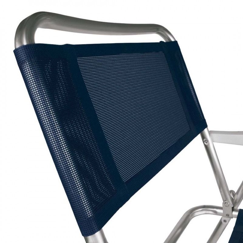 Cadeira Master De Alumínio Azul Mor