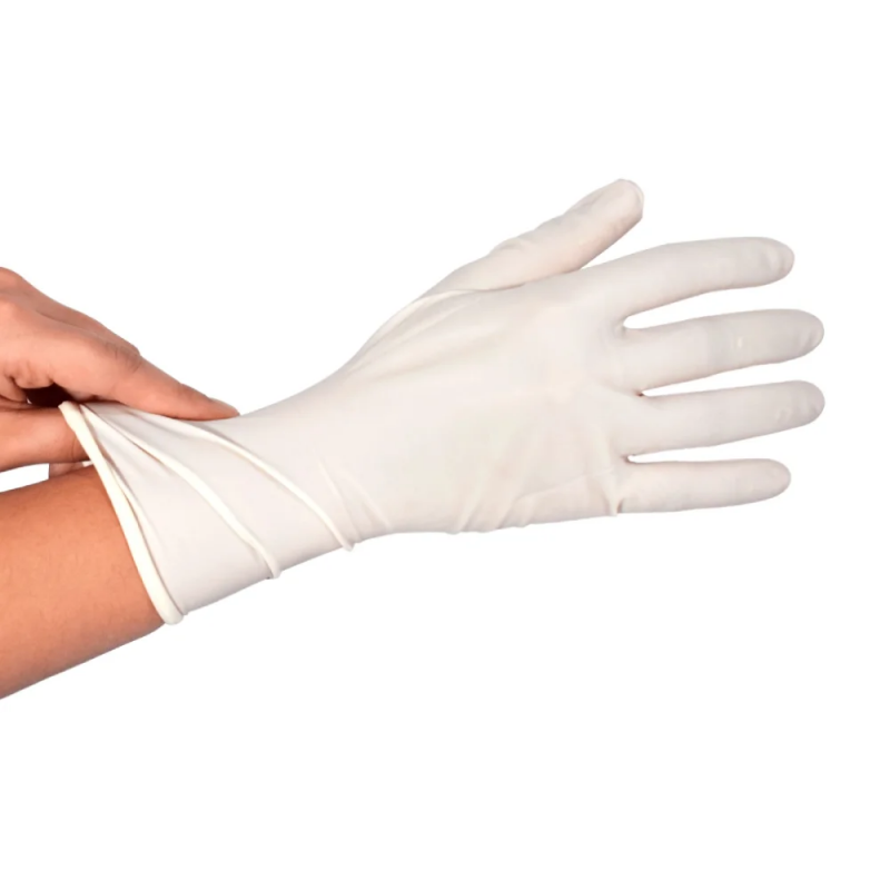 LUVA DE LÁTEX COM PÓ USO GERAL NÃO MEDICO DESCARPACK GRANDE CX C/ 100 UN