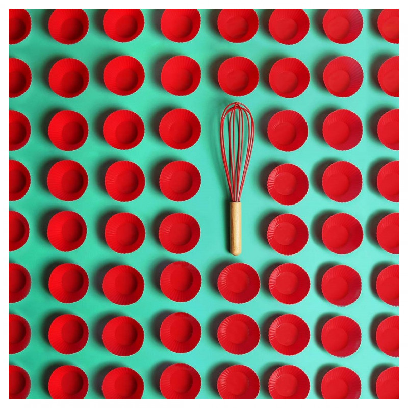 FORMA SILICONE P/ CUP CAKE E MUFFIN MOR - 12 UNIDADES