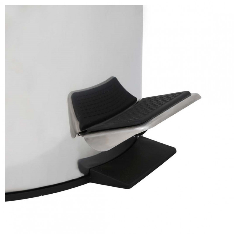 LIXEIRA C/PEDAL INOX 5 LTS AGATA MOR - 1 UNIDADE