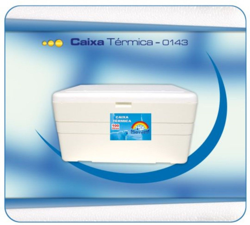 CAIXA TÉRMICA EPS 100 LITROS ISOTERM C/ 1 UN