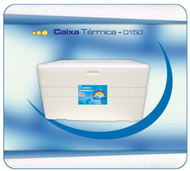 CAIXA TÉRMICA EPS 120 LITROS ISOTERM C/ 1 UN