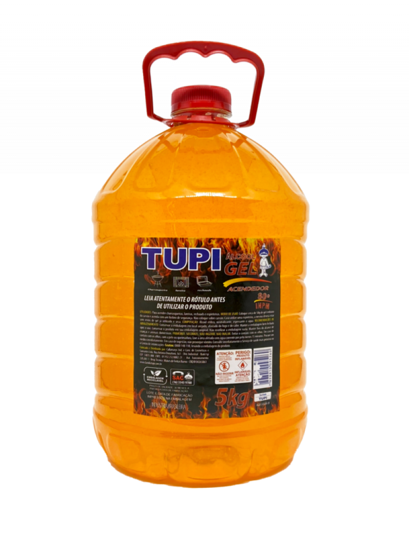 ALCOOL GEL ACENDEDOR 5 KG TUPI CX C/ 2 UN (2.150)