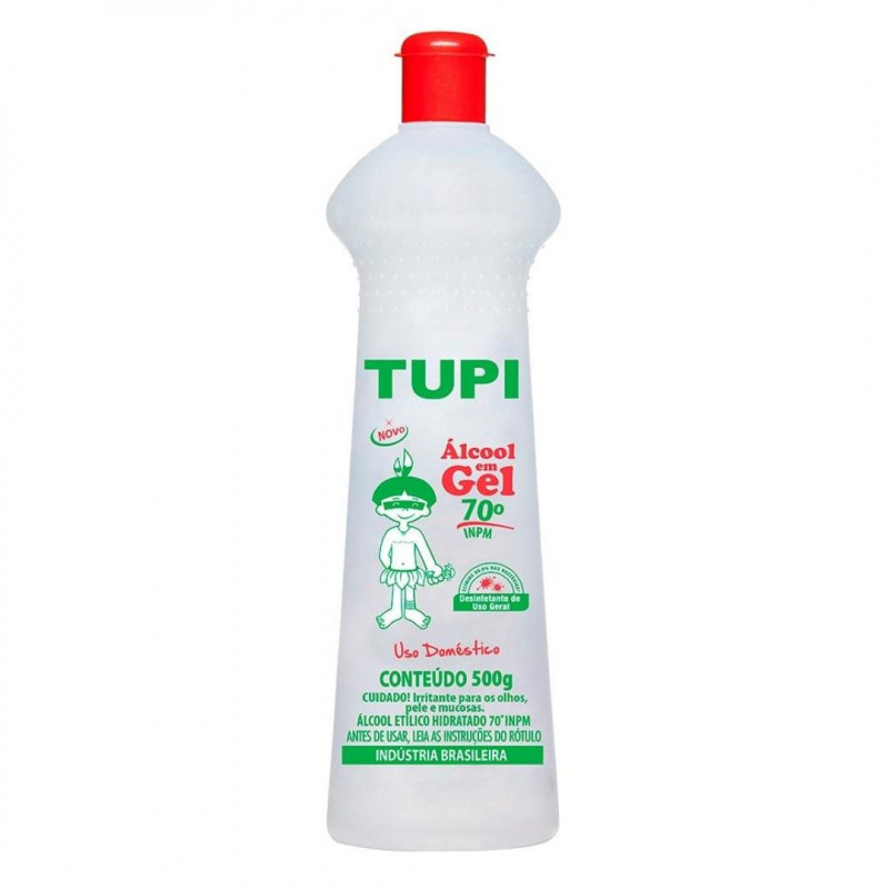 ALCOOL GEL 70% 500 GR TUPI CX C/ 12 UN (1.141)