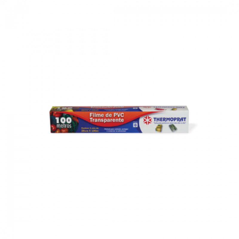 FILME PVC 28X100 M THERMOPRAT - CAIXA C/ 25 UNIDADES