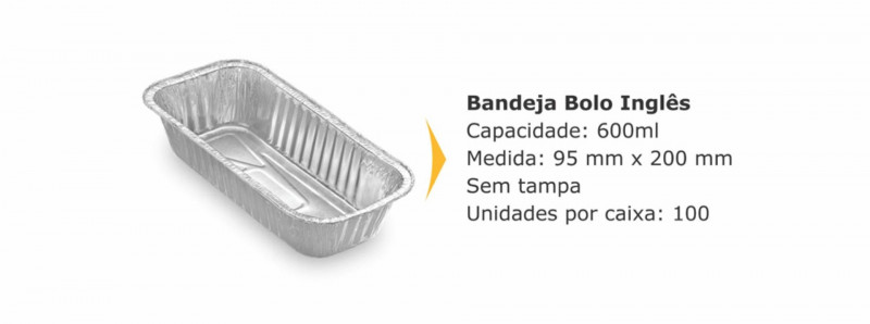 BANDEJA BOLO INGLÊS THERMOPRAT - CAIXA C/ 100 UNIDADES