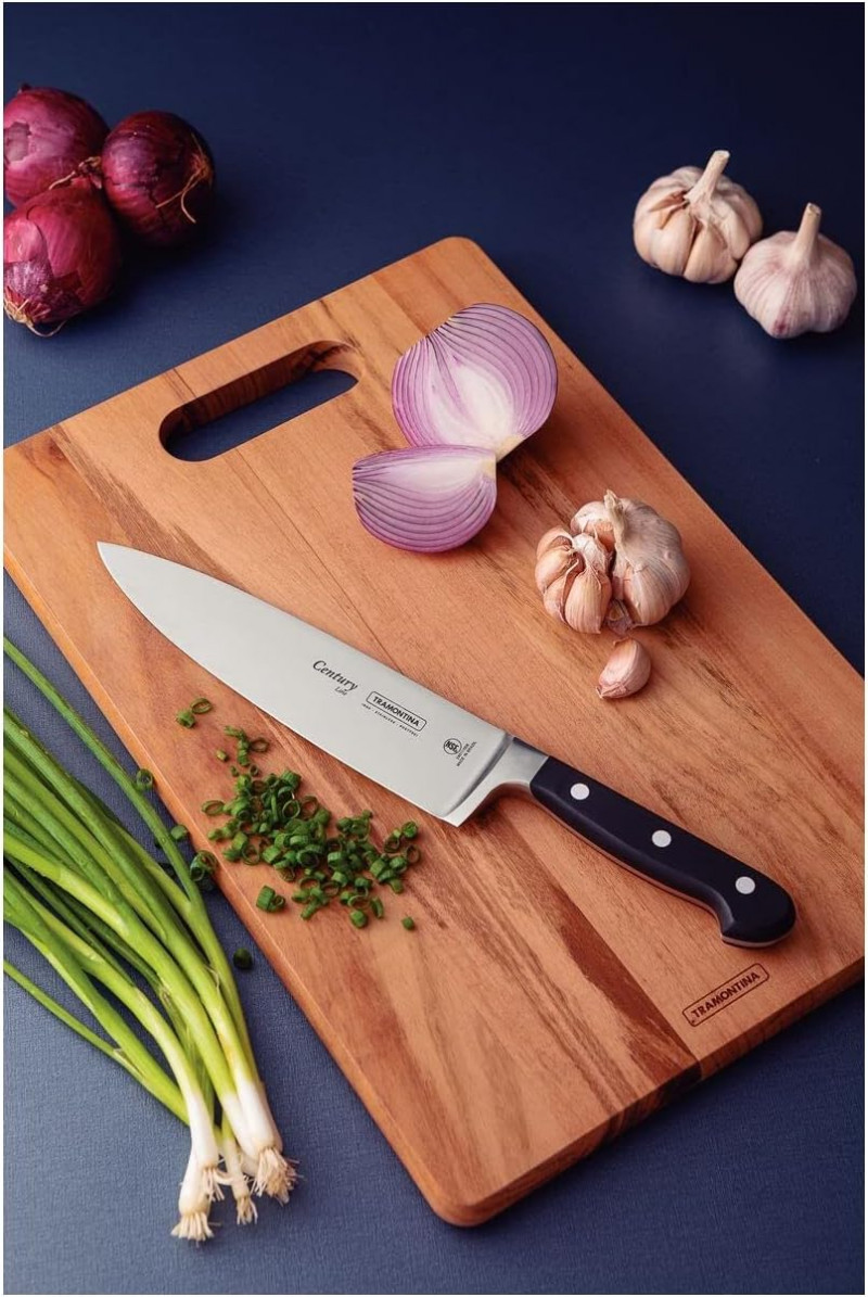 Faca Chef Tramontina Century Aço Inox Cabo Policarbonato 8