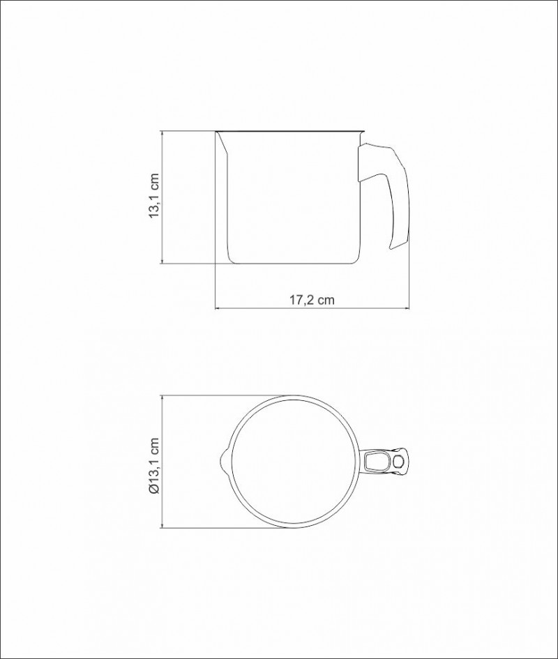 Caneco Inox Fervedor Cabo Baquelite 1,4litros Tramontina