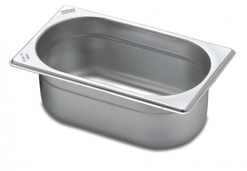 Cuba Inox Gastronômica Gn 1/4 100mm Sem Alça E Sem Tampa
