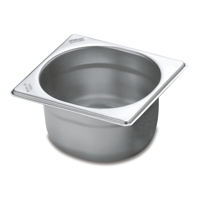 Cuba Inox Gastronômica Gn 1/6 100mm Sem Alça E Sem Tampa