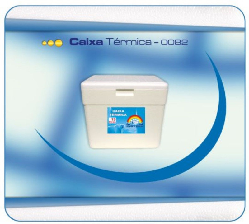 CAIXA TÉRMICA EPS 13 LITROS ISOTERM C/ 1 UN